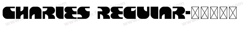 Charles Regular字体转换
